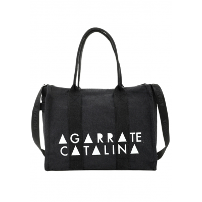 Cartera Agarrate Catalina Mirra Negro