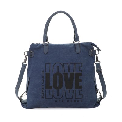 Agarrate Catalina - Cartera Bolso De Lona Azul