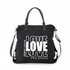 Agárrate Catalina - Cartera Bolso De Lona Negro