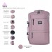 Mochila Agarrate Catalina - Viajera Impermeable 18" Lila
