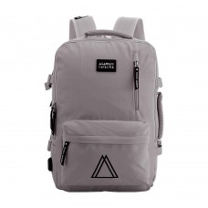 Agarrate Catalina - Mochila Viajera Con Fuelle Expandible 18" Gris