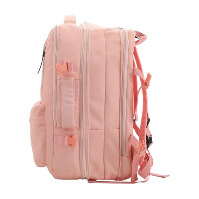 Agarrate Catalina - Mochila Viajera Con Fuelle Expandible 18" Rosa