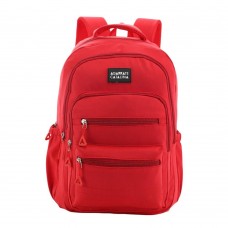 Agarrate Catalina - Mochila Portanotebook Bolsillos Con Cierres 18" Rojo.