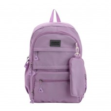 Agarrate Catalina - Mochila Con Estuche Y Bolsillos Lila