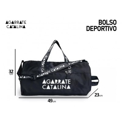 Agarrate Catalina - Bolso Deportivo Correa Ajustable Negro