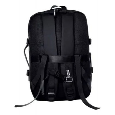 Mochila Agarrate Catalina - Viajera Impermeable 18" Negro