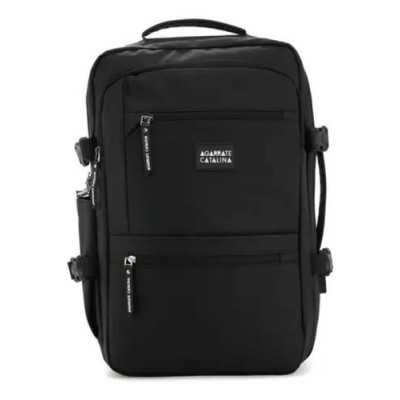 Mochila Agarrate Catalina - Viajera Impermeable 18" Negro