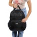 Agarrate Catalina - Mochila Maternal Bolsillo Al Frente Y Laterales Negro