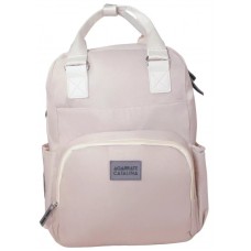 Agarrate Catalina - Mochila Maternal Bolsillo Al Frente Y Laterales Rosa
