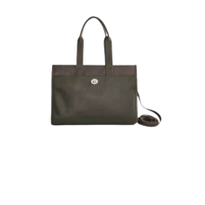 Cartera Basilea De Pu Graneado Y Liso Verde