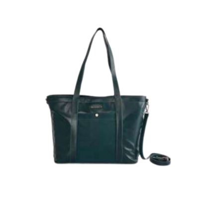 Cartera Basilea De Pu Y Símil Gamuza Petróleo