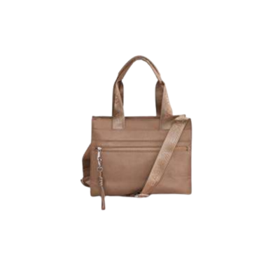 Cartera Basilea De Pu Saffiano Con Llavero Desmontable Visón