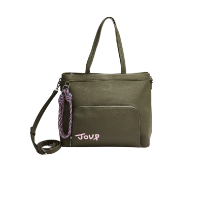 Cartera Joup De Pu Con Llavero Desmontable Verde