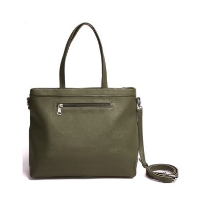 Cartera Joup De Pu Con Llavero Desmontable Verde