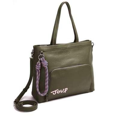 Cartera Joup De Pu Con Llavero Desmontable Verde