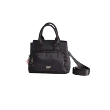 Bandolera Joup De Nylon Con Llavero Desmontable Negro