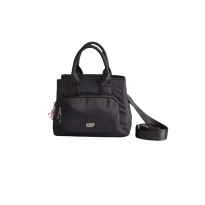 Bandolera Joup De Nylon Con Llavero Desmontable Negro