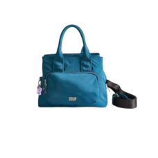 Bandolera Joup De Nylon Con Llavero Desmontable Petróleo