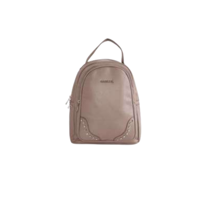 Mochila Basilea De Pu Graneado Beige