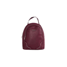 Mochila Basilea De Pu Graneado Bordo