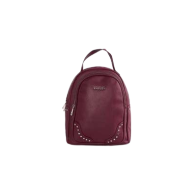 Mochila Basilea De Pu Graneado Bordo