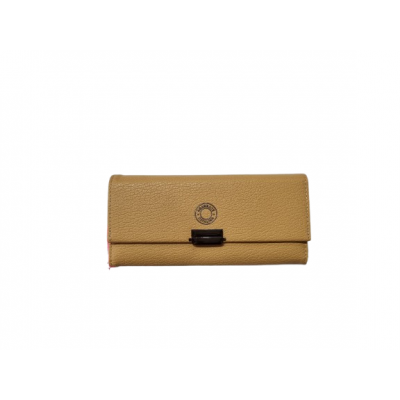 Billetera Agarrate Catalina Beige Larga Fichero