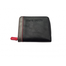 Billetera Pierre Cardin Con Detalles En Rojo Pu
