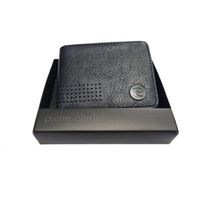 Billetera Pierre Cardin Hombre Pu Azul