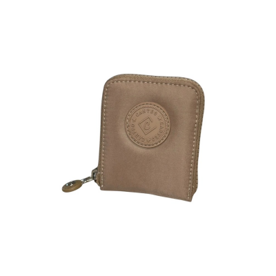 Tarjetero Canteo Beige