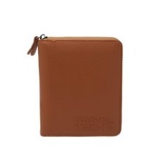 Billetera Porta Pasaporte Travel Tech Con Cierre Suela