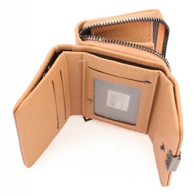 Billetera Agarrate Catalina Beige Doble Compartimiento