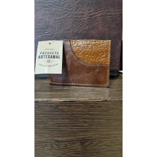Billetera Cuero Argentino Con Detalles