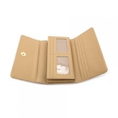 Billetera Pierre Cardin  Fichero Negro Y Beige Imantada