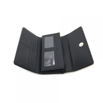 Billetera Pierre Cardin Negro Y Nude Imantada