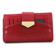 Billetera Pierre Cardin Rojo Con Tarjetero Desmontable