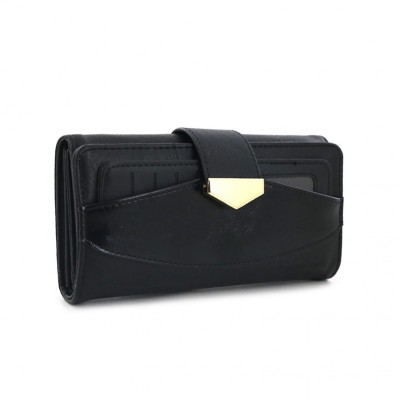 Billetera Pierre Cardin Negro Con Tarjetero Desmontable