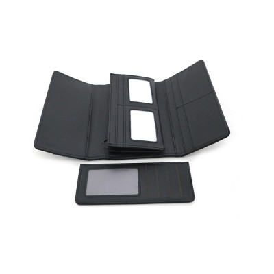 Billetera Pierre Cardin Negro Con Tarjetero Desmontable