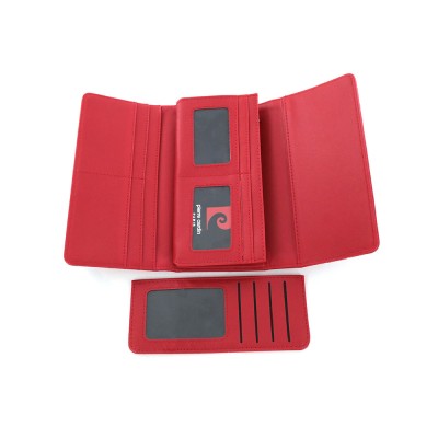 Billetera Pierre Cardin Negro Con Tarjetero Desmontable