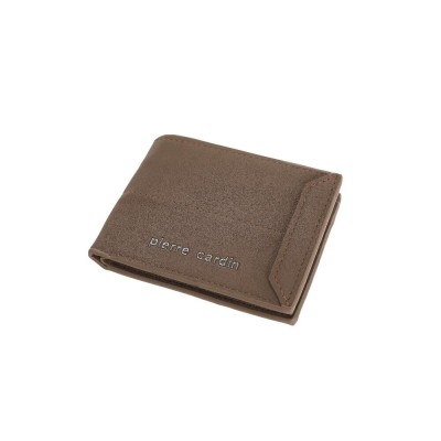 Billetera Hombre Pierre Cardin Pu Rfid Marrón