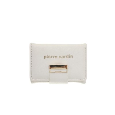 Billetera Pierre Cardin Dama Corta Blanco
