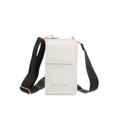 Billetera Pierre Cardin Dama Porta Celular Blanco