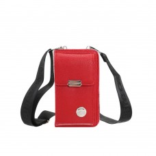 Billetera Pierre Cardin Dama Doble Rojo