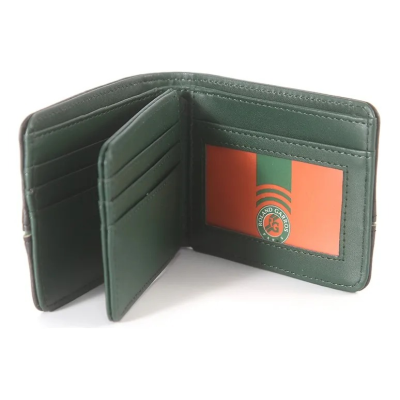 Billetera Hombre Roland Garros Negro Y Verde