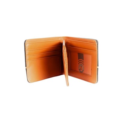 Billetera Hombre Roland Garros Gris Y Naranja
