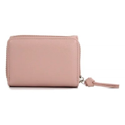 Billetera Squash Doble Compartimiento Rosa Pu