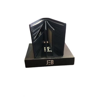Billetera Jeb Cuero Graneado Azul