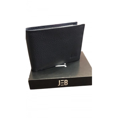 Billetera Jeb Cuero Graneado Azul