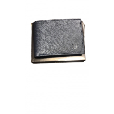 Billetera Jeb Cuero Graneado Azul