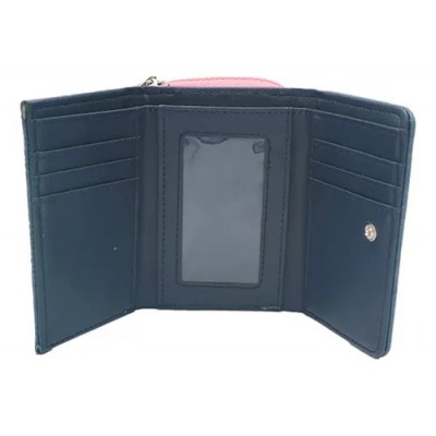 Billetera Muaa Pocket Con Cierre Rosa Pu
