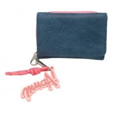 Billetera Muaa Pocket Con Cierre Rosa Pu